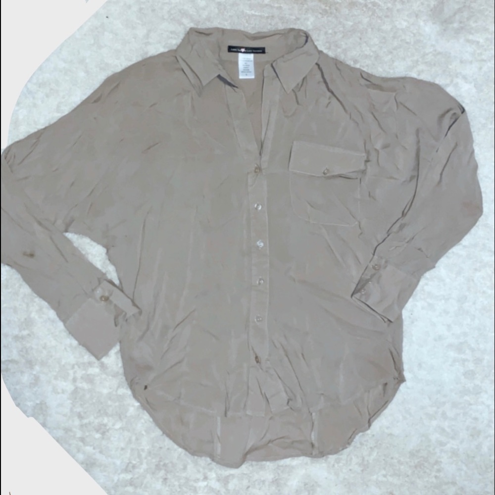 Tan Button Down - image 1